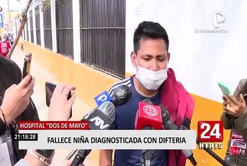 Difteria: padre de la niña que murió tras sufrir complicaciones pide ayuda para llevar sus restos a Loreto