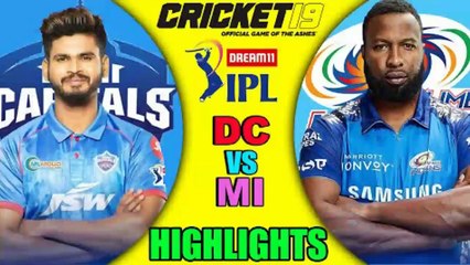 Delhi Capitals vs Mumbai Indians || DC vs MI || IPL 2020 highlights