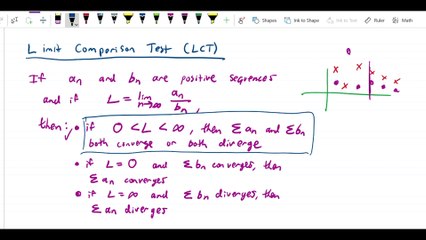 Integral test, DCT, LCT - LCT and 1 over square root of 4n squared plus 1