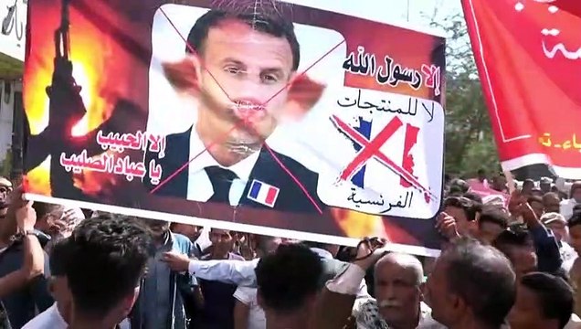 Макрон осудил антифранцузские выступления