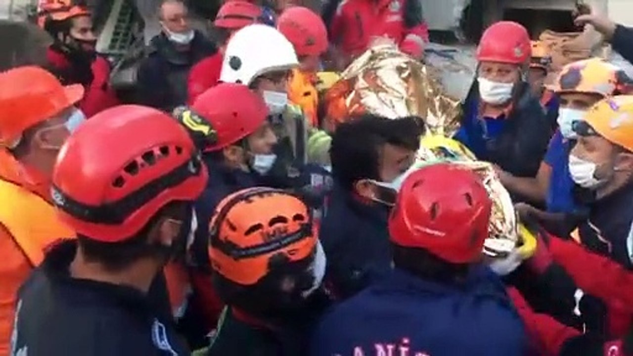 Goteo de rescates tras el terremoto que golpeó Grecia y Turquía