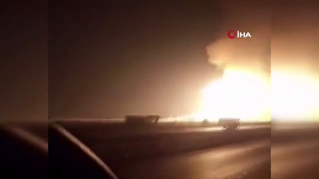 Şii Haşdi Şabi örgütü: Boru hattındaki patlama hava saldırısı sonucu gerçekleşti