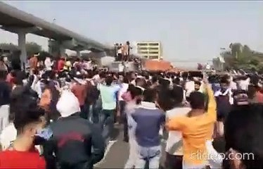 निकिता हत्याकांड पर महापंचायत के बाद भीड़ का बवाल, पुलिस ने किया लाठीचार्ज