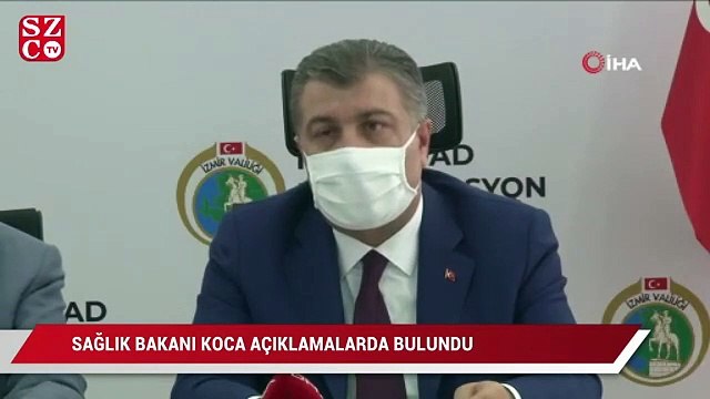 Sağlık Bakanı Fahrettin Koca, Afad Koordinasyon Merkezinde açıklamalarda bulundu
