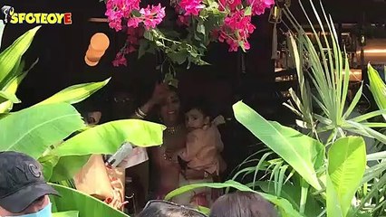 Kajal Aggarwal with Mom Snapped at their residence as they leave for her Wedding | SpotboyE