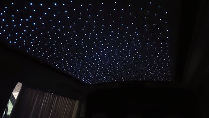 Araç İçi Kayan Yıldız Animasyonu - Star Fiber Optik ve LED Aydınlatma