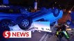 Cop dies, another hurt after patrol car overturns in MPV-SUV collision