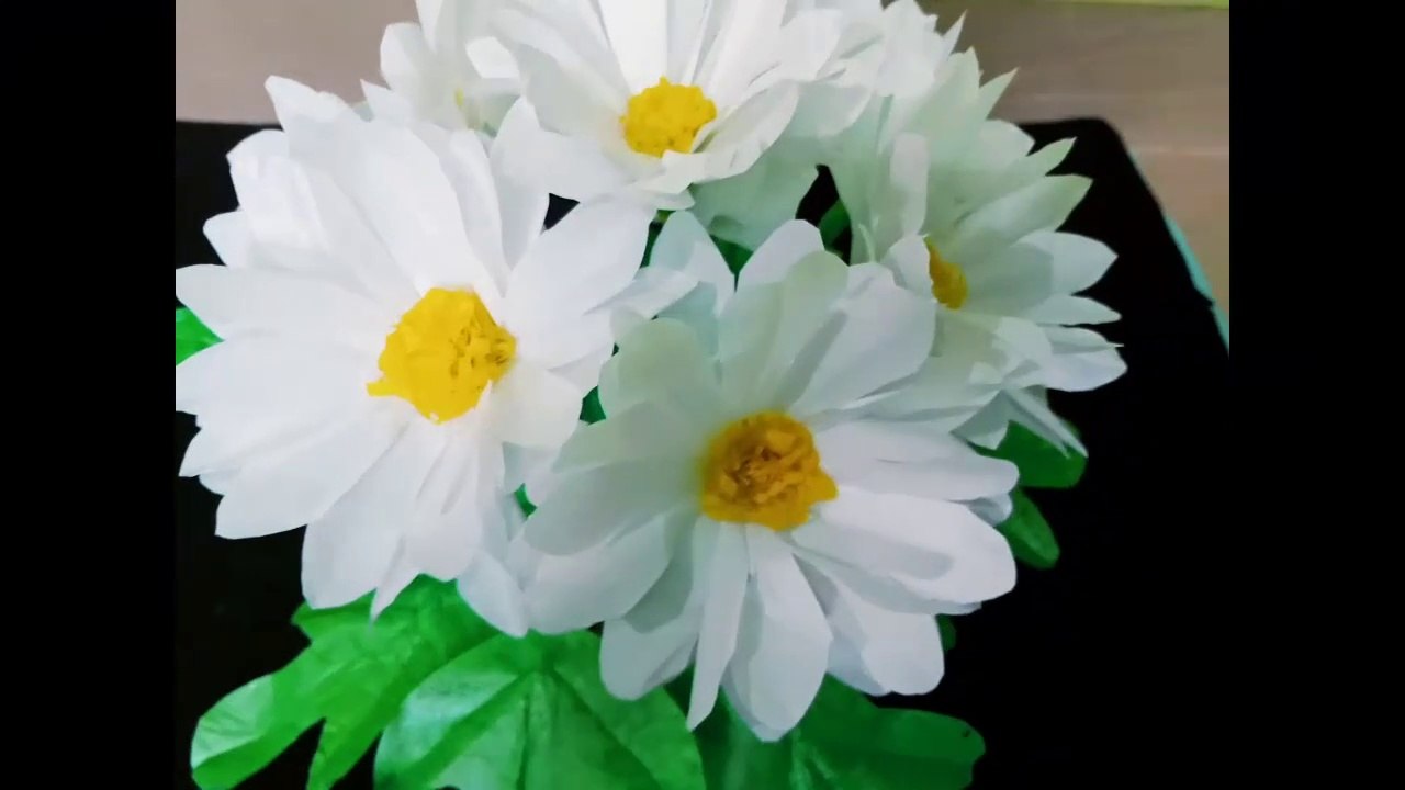 Plastic Bag Flower Making easy DIY craft Paper Craft Flower