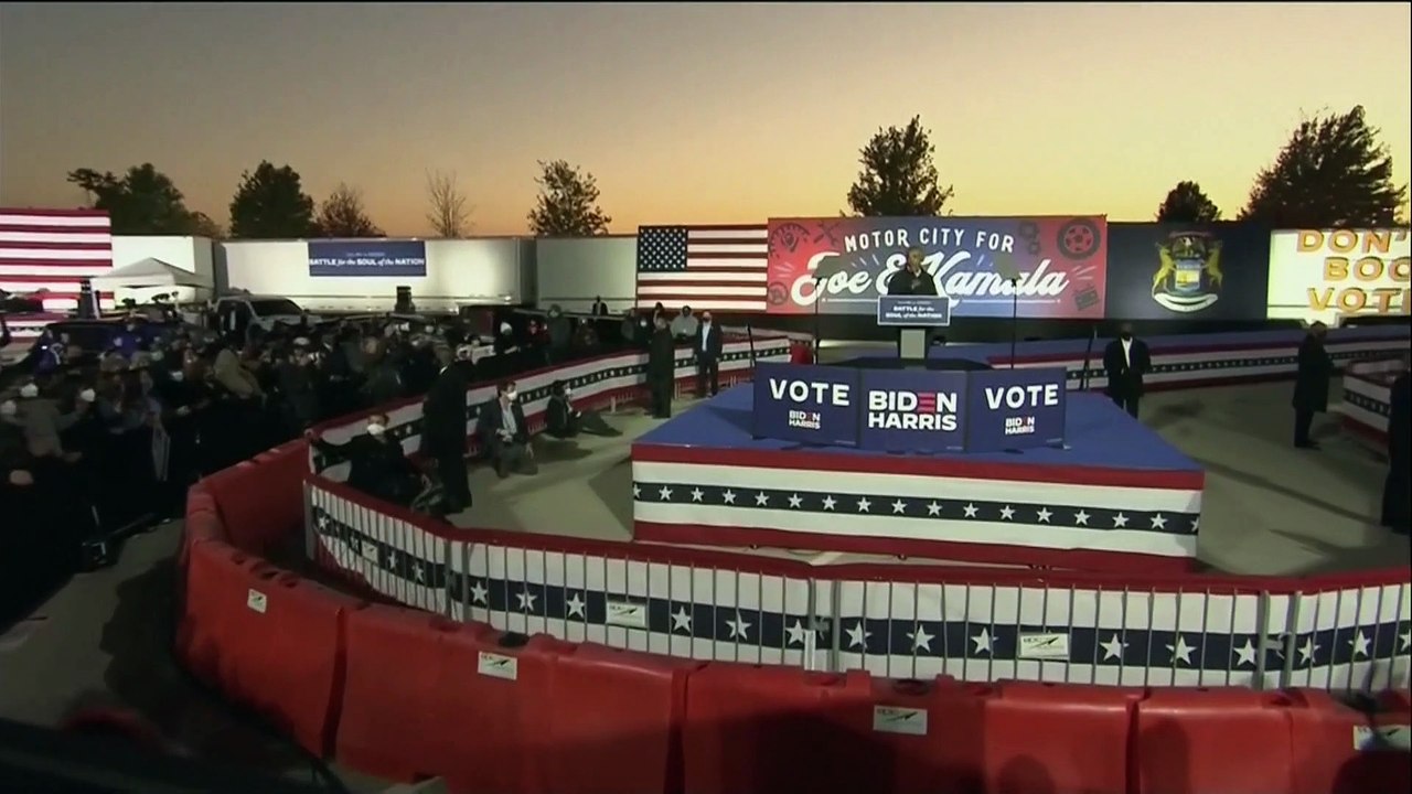 Mit Wahljoker Obama: Kampf um die Stimmen der Swing States