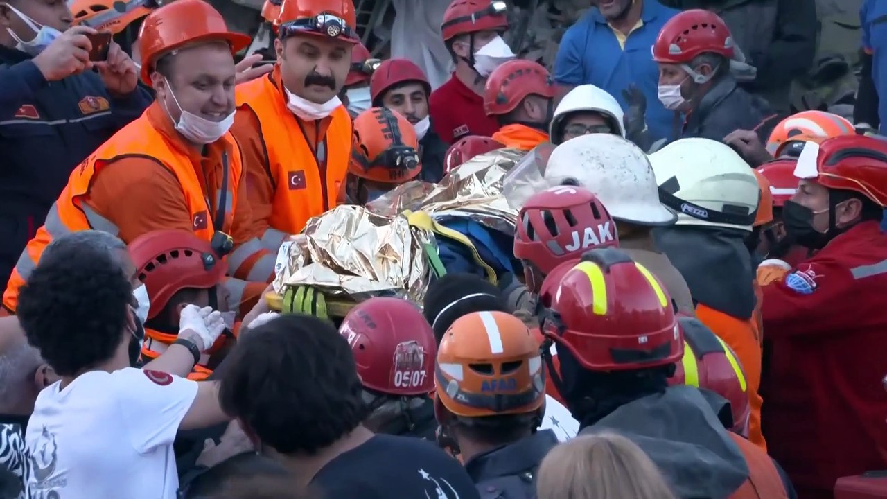 El terremoto del Egeo deja ya 51 fallecidos y casi 900 heridos mientras continúan las réplicas