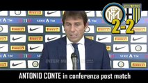 INTER-PARMA 2-2: ANTONIO CONTE IN CONFERENZA STAMPA POST-MATCH
