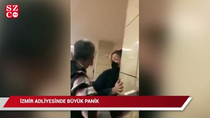 İzmir Adliyesinde büyük panik yaşandı