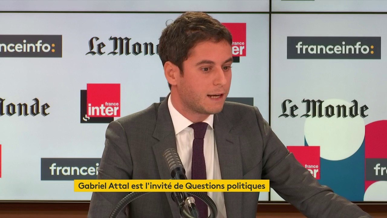 Gabriel Attal : "Le président de la République et le gouvernement protègent nos journalistes, nos dessinateurs, nos caricaturistes, dans leur droit le plus absolu à caricaturer et à dessiner"