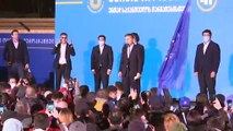 Grúz választás: ünnepel a kormánypárt