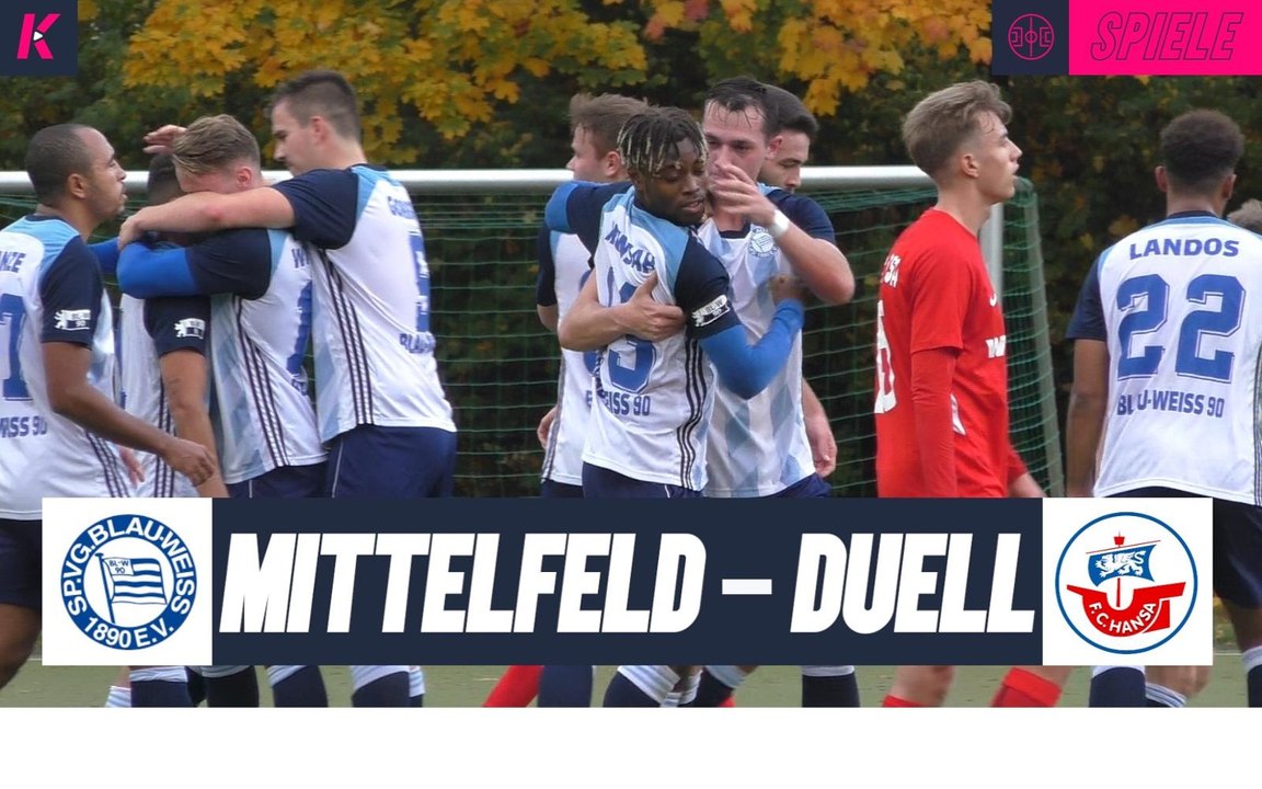 Korrektur | Schicke Tore sorgen für eindeutigen Sieg | Blau-Weiss 90 – Hansa Rostock II (NOFV-Oberliga Nord)