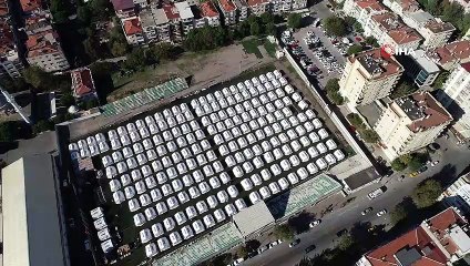 İzmir'de 3 ayrı noktada 'çadır kent' alanları görüntülendi