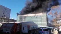 İstanbul Üniversitesi Tıp Fakültesi’ne ait inşaatta yangın: Çok sayıda itfaiye müdahale ediyor
