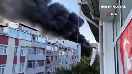 Çapa Tıp Fakültesi Hastanesi inşaatında yangın