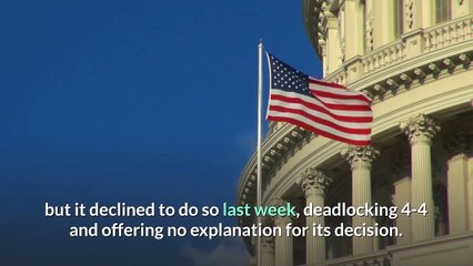 Download Video: US supreme court deals setback to Republicans over mail in voting in key