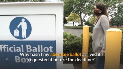 Your absentee ballot never showed up  Now