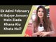 Rida Saeed | Interesting Question |Ek Admi February Ki Bajaye January Mein Ziada Khana Kiu Khata Hai