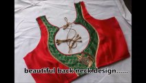 Beautiful patch work blouse design cutting and stitching in hindi