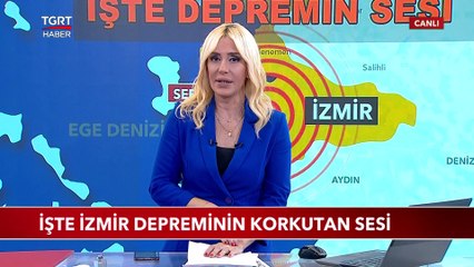 İşte İzmir Depreminin Korkutan Sesi