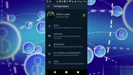 Como alterar o Status no WhatsApp