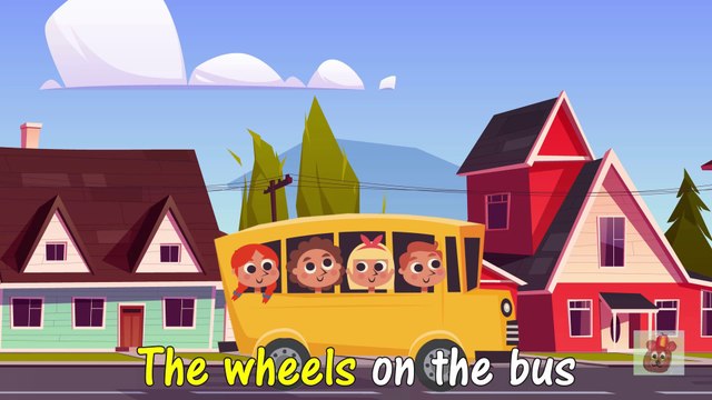 Les roues de l'autobus | Comptines