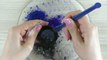 USA FLAG SLIME - Mixing makeup and clay into Clear Slime - Satisfying Slime Videos