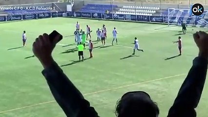 Así fue el increíble final del partido entre el Vinaròs CF y el Peñíscola