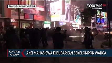 Aksi Mahasiswa Dibubarkan Sekelompok Warga