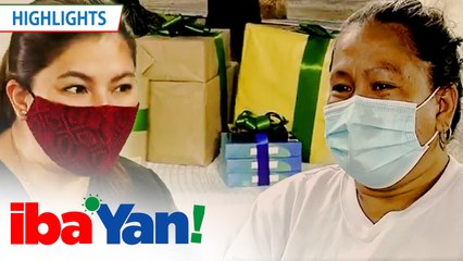 Angel gives the cemetery caretaker, Ate Aurora, an early Christmas bonus | Iba 'Yan