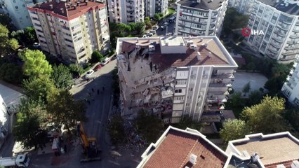 Karagül Apartmanı'nın yıkım çalışmaları başladı