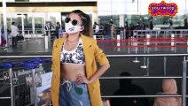 Nora Fatehi, Tina Datta and Saiee Manjrekar Spotted at Mumbai Airport