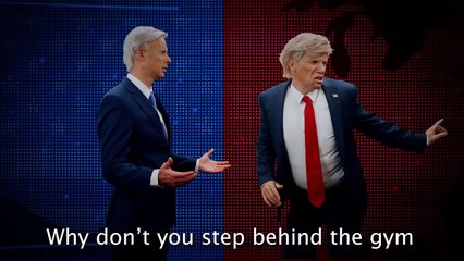 Donald Trump vs Joe Biden. Rap battle