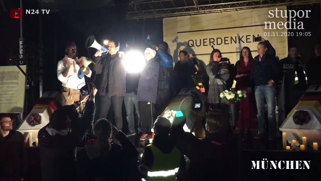 München: Querdenken Gottesdienst nach Auflösung durch die Polizei