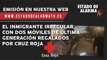 El inmigrante irregular con dos móviles de última generación regalados por la Cruz Roja