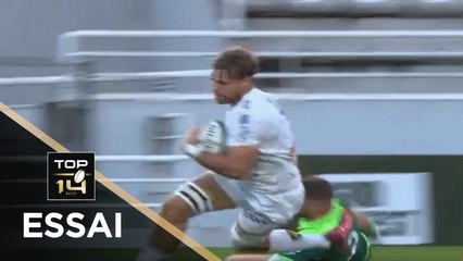 TOP 14 - Essai de Wiaan LIEBENBERG (SR) - Pau - La Rochelle - J7 - Saison 2020/2021