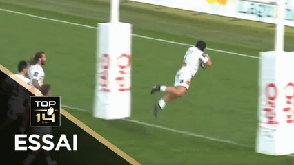 TOP 14 - Essai de Leo AOUF (SR) - Pau - La Rochelle - J7 - Saison 2020/2021