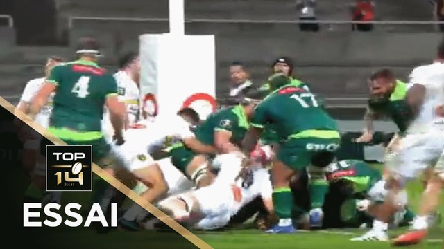 TOP 14 - Essai de Lucas REY (SP) - Pau - La Rochelle - J7 - Saison 2020/2021