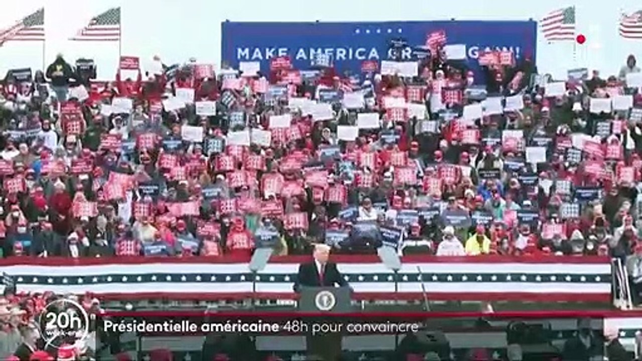 Présidentielle américaine : dernières heures de campagne pour les candidats