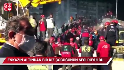 Video herunterladen: Enkazın altından bir kız çocuğunun sesi duyuldu