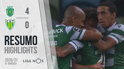 Highlights: Sporting 4-0 Tondela (Liga 20/21 #6)
