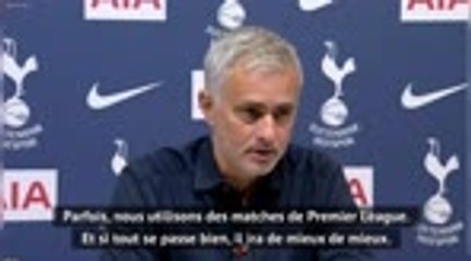 7e j. - Mourinho : "Bale le mérite"