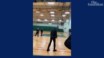'All net' - Barack Obama hits silky three-pointer on campaign trail