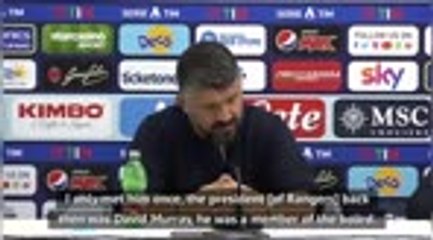 Gattuso fondly recalls encounter with Sean Connery