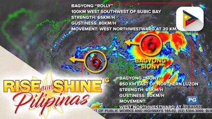 Bagyong #SionyPH, mababa ang posibilidad na makaapekto sa bansa sa loob ng 2-3 araw