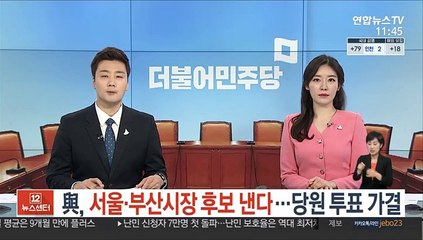 민주, 서울·부산시장 후보 낸다…당원 투표 가결