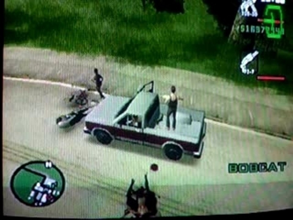 gta parodies + course avec les flics